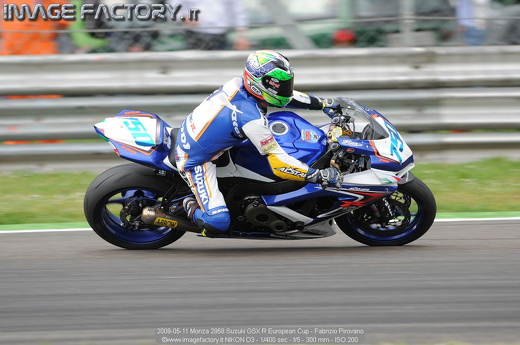 2008-05-11 Monza 2958 Suzuki GSX R European Cup - Fabrizio Pirovano